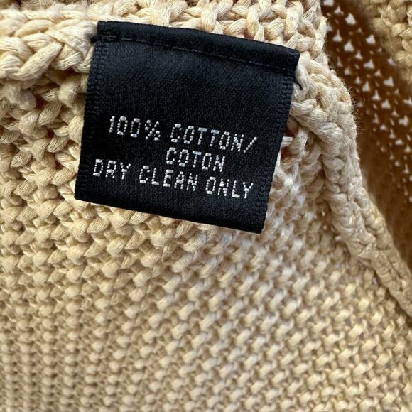 Ralph Lauren Black Label woven cotton longline open cardigan‎ sweater Size Large - Picture 5 of 12